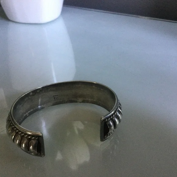 Sterling Silver Cuff Bracelet by Tom Charlie